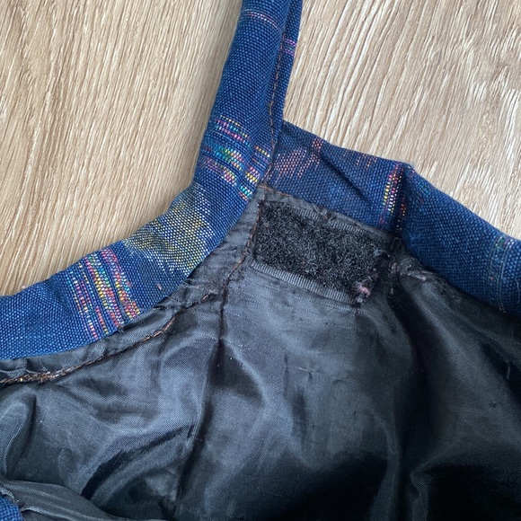 Aztec pattern big canvas tote. - Picture 3 of 12